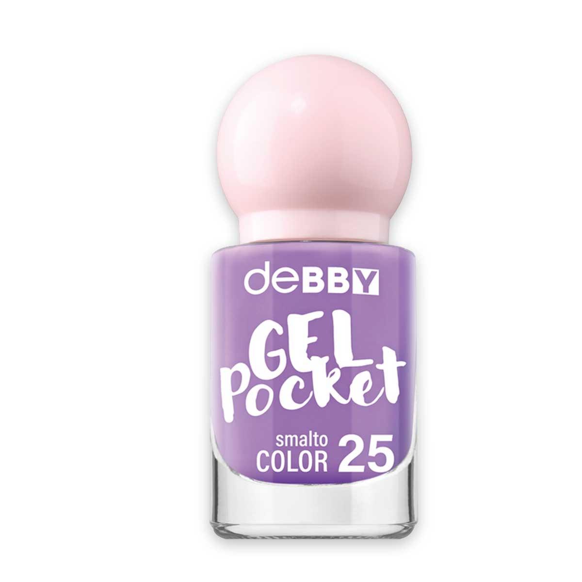 Debby smalto gel pocket  25 glitter night 4,5 ml