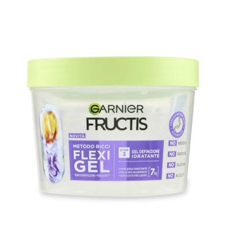 Garnier fructis metodo ricci flexi gel agente di styling liquido 370 ml