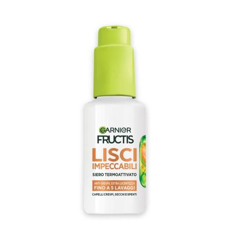 Garnier fructis siero termoattivato lisci impeccabili capelli crespi, secchi e spenti 50 ml