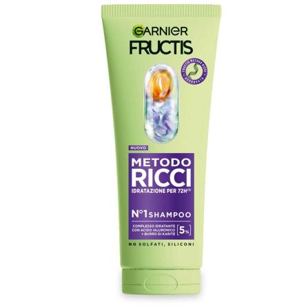 Garnier fructis shampoo n°1 metodo ricci tubo 200 ml