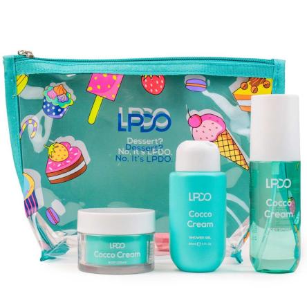 Lpdo summer kit body spray 90 ml + body wash 90 ml + body cream 50 ml cocco cream