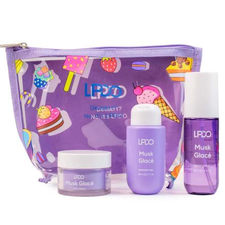 Lpdo summer kit body spray 90 ml + body wash 90 ml + body cream 50 ml musk glacÈ