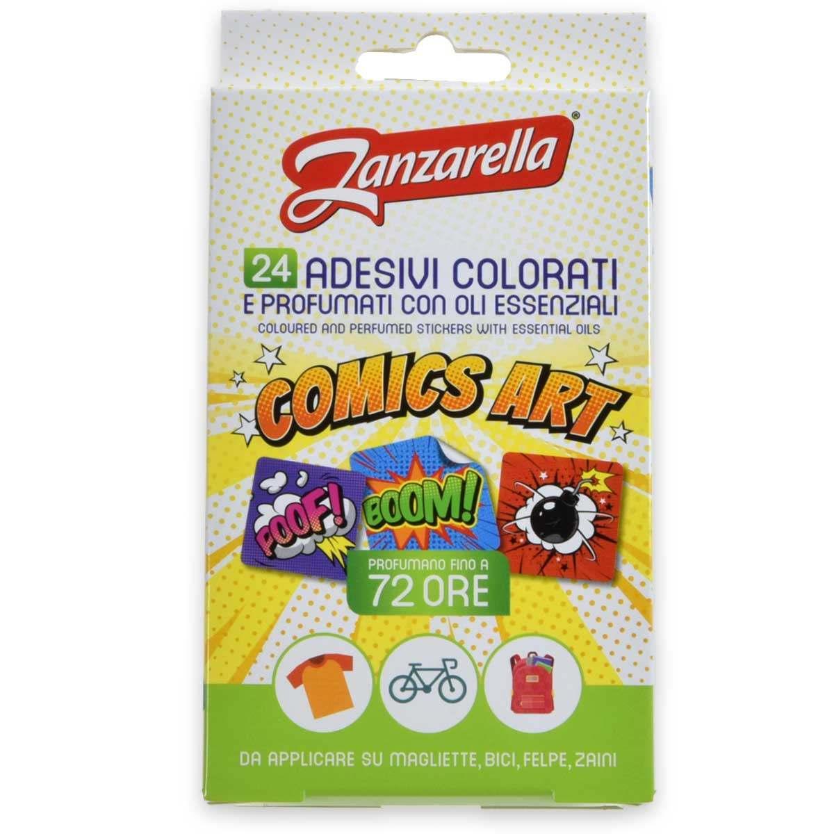 Zanzarella sticker comics art - 24 pz.