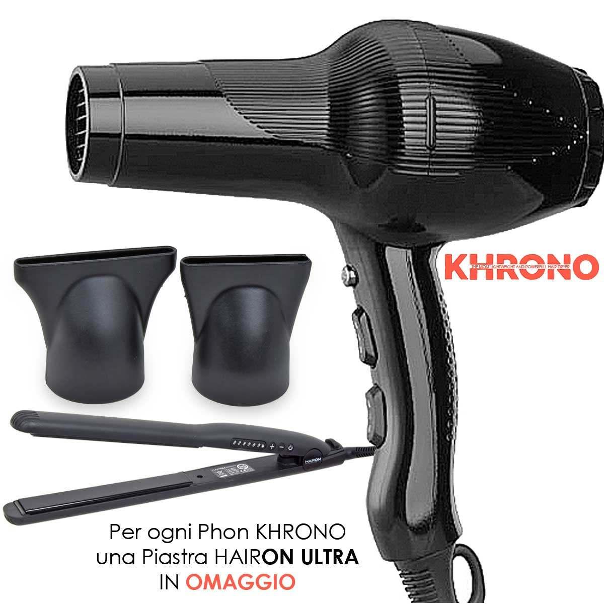 Hairon asciugacapelli flow - the new khrono 2200 watt ac brushless motor