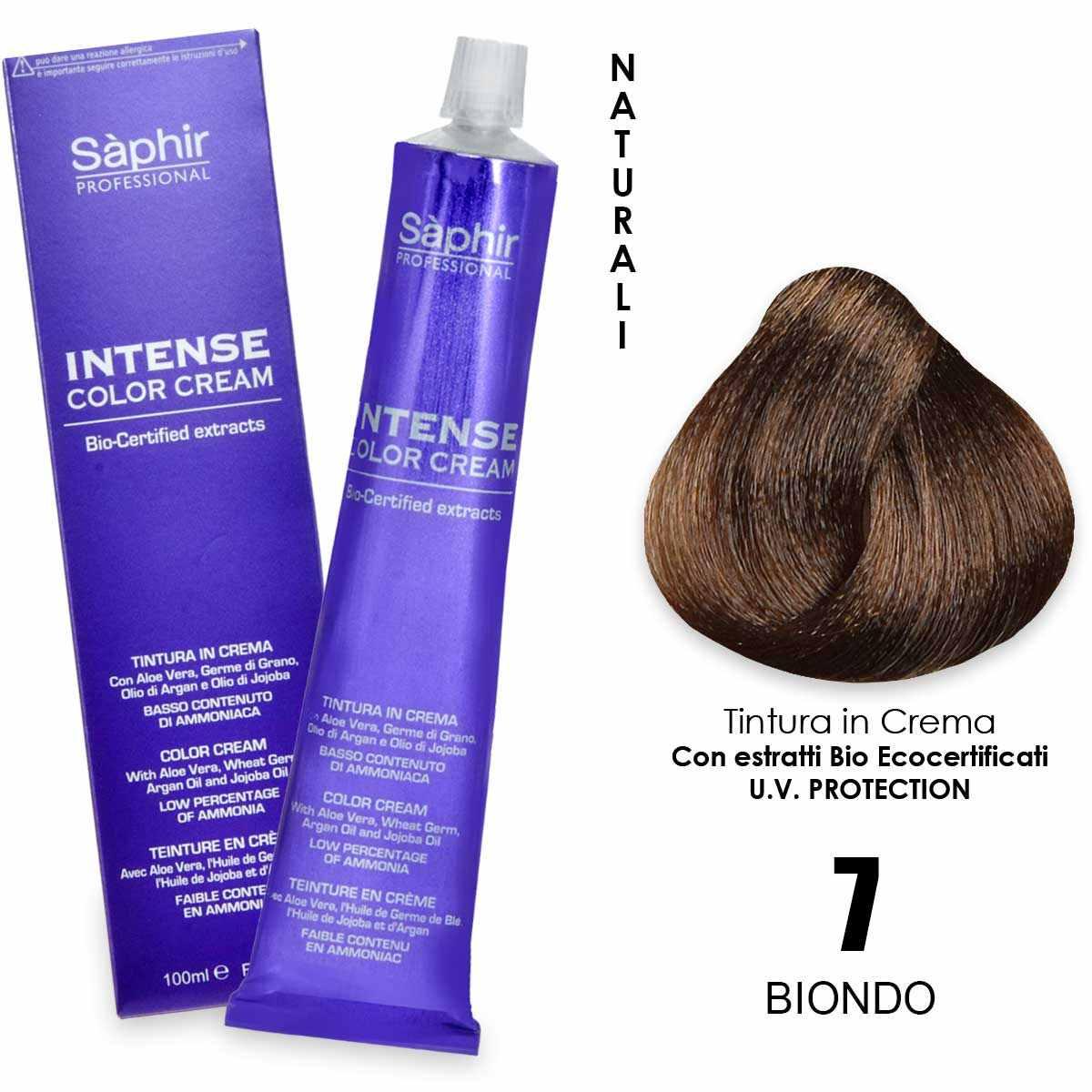 Saphir  intense color cream - 7n biondo