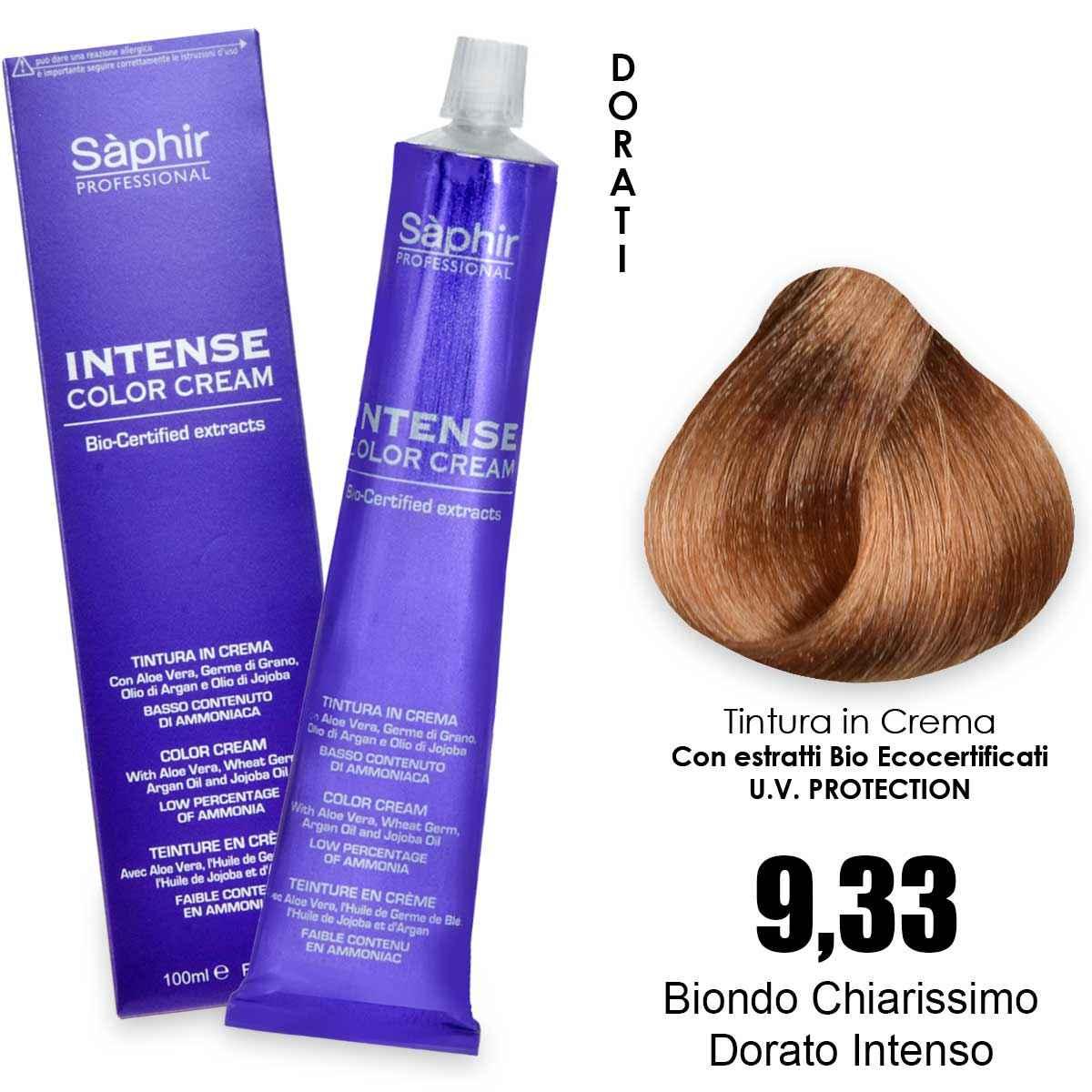 Saphir  intense color cream - 9.33 biondo chiarissimo intenso