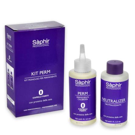 Saphir  kit monouso per permanente - 0 capelli forti