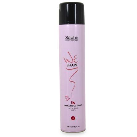 Saphir  we shape f6 extra hold spray - lacca tenuta forte  nuovo formato 500 ml