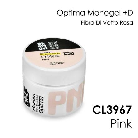 Clarissa optima monogel + d rosa fibra di vetro uv/led 14 gr tpo&hema free