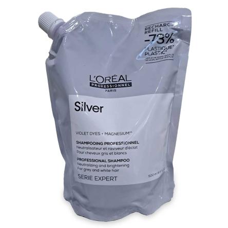 L'oreal silver shampoo 500 ml refill