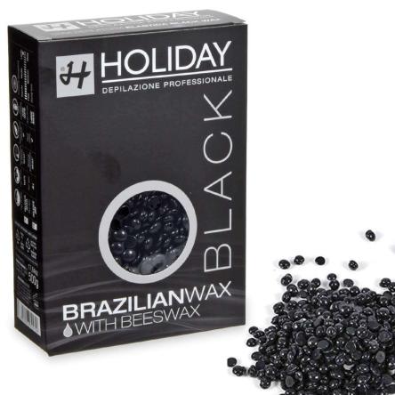 Holiday - cera brasiliana black wax perle astuccio 500 gr