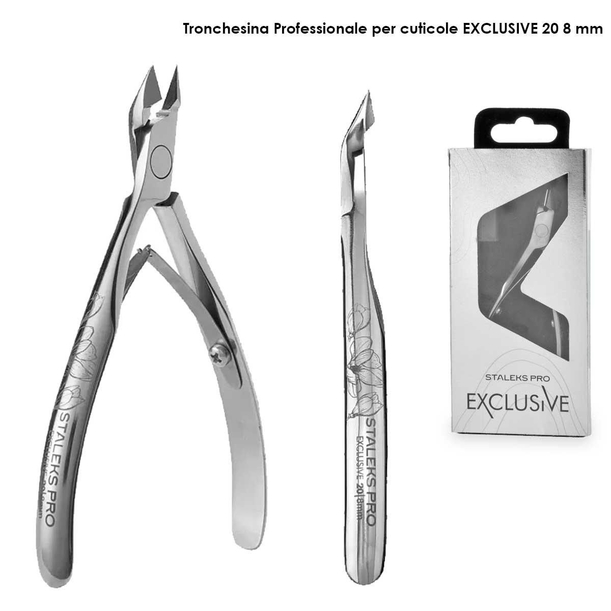 Staleks tronchese professionale per cuticole exclusive 20 8 mm (magnolia)