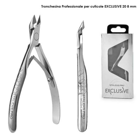 Staleks tronchese professionale per cuticole exclusive 20 8 mm (magnolia)