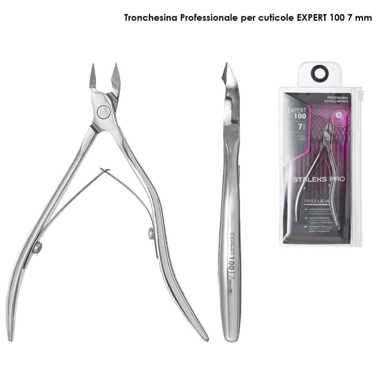 Staleks tronchese professionale per cuticole expert100 7 mm