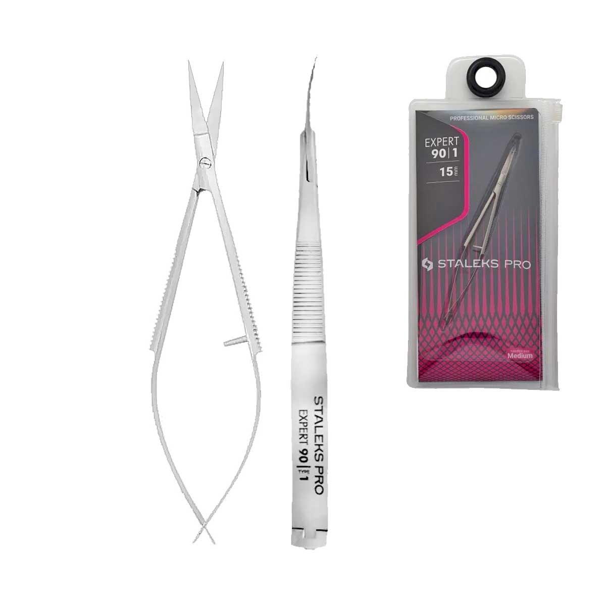 Staleks micro forbici professionali per cuticole expert 90 misura 1