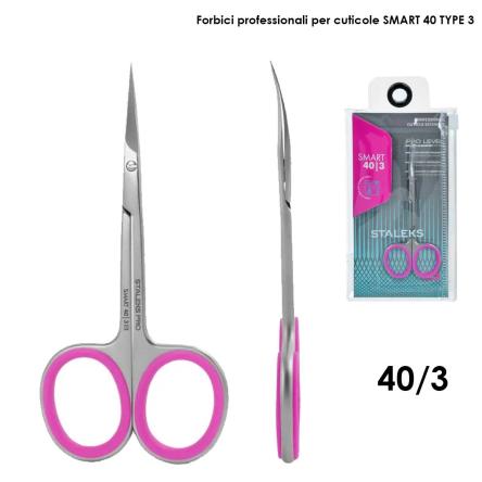 Staleks forbici professionali per cuticole smart 40 misura 3
