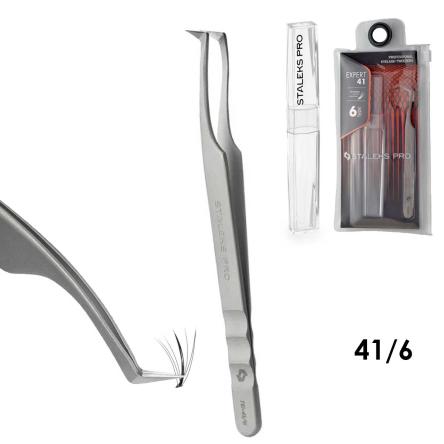 staleks pinzetta professionale per ciglia EXPERT 41 TIPO 6 (boot, 75')