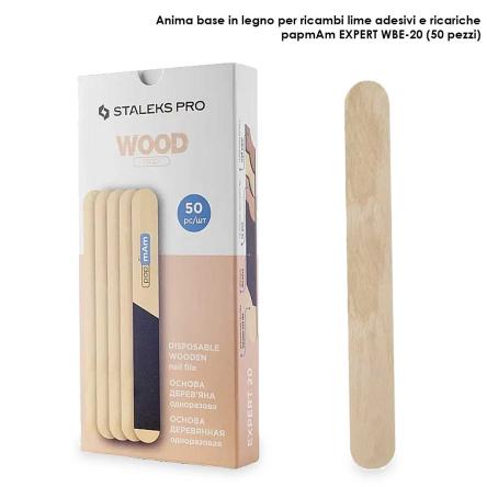Staleks lima-anima in legno expert 20 (50 pz.)