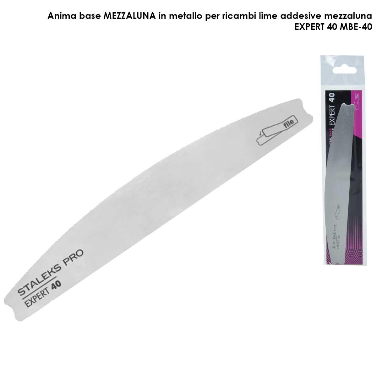 staleks Lima in metallo a mezzaluna (base) EXPERT 40