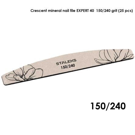 Staleks lima minerale a forma di mezzaluna expert 40 grana 150/240 (25 pz)