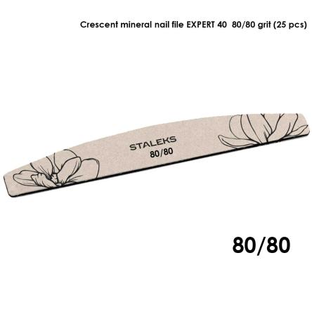 Staleks lima minerale a forma di mezzaluna expert 40 grana 80/80 (25 pz)