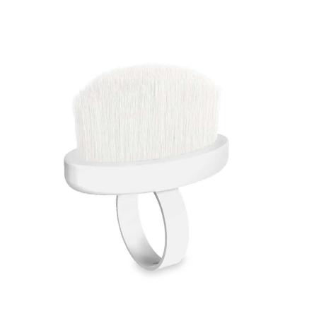 Staleks spazzolina per manicure expert 03 mini per la rimozione della polvere (10 pz)