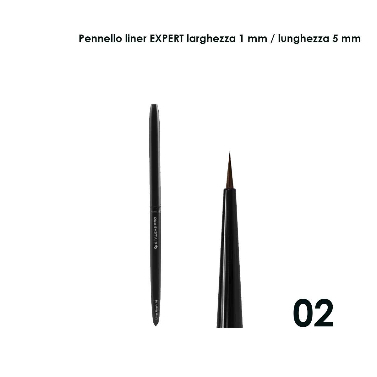 staleks pennello liner EXPERT, larghezza 1 mm / lunghezza setole 5 mm
