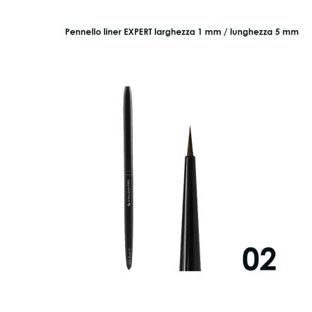 staleks pennello liner EXPERT, larghezza 1 mm / lunghezza setole 5 mm