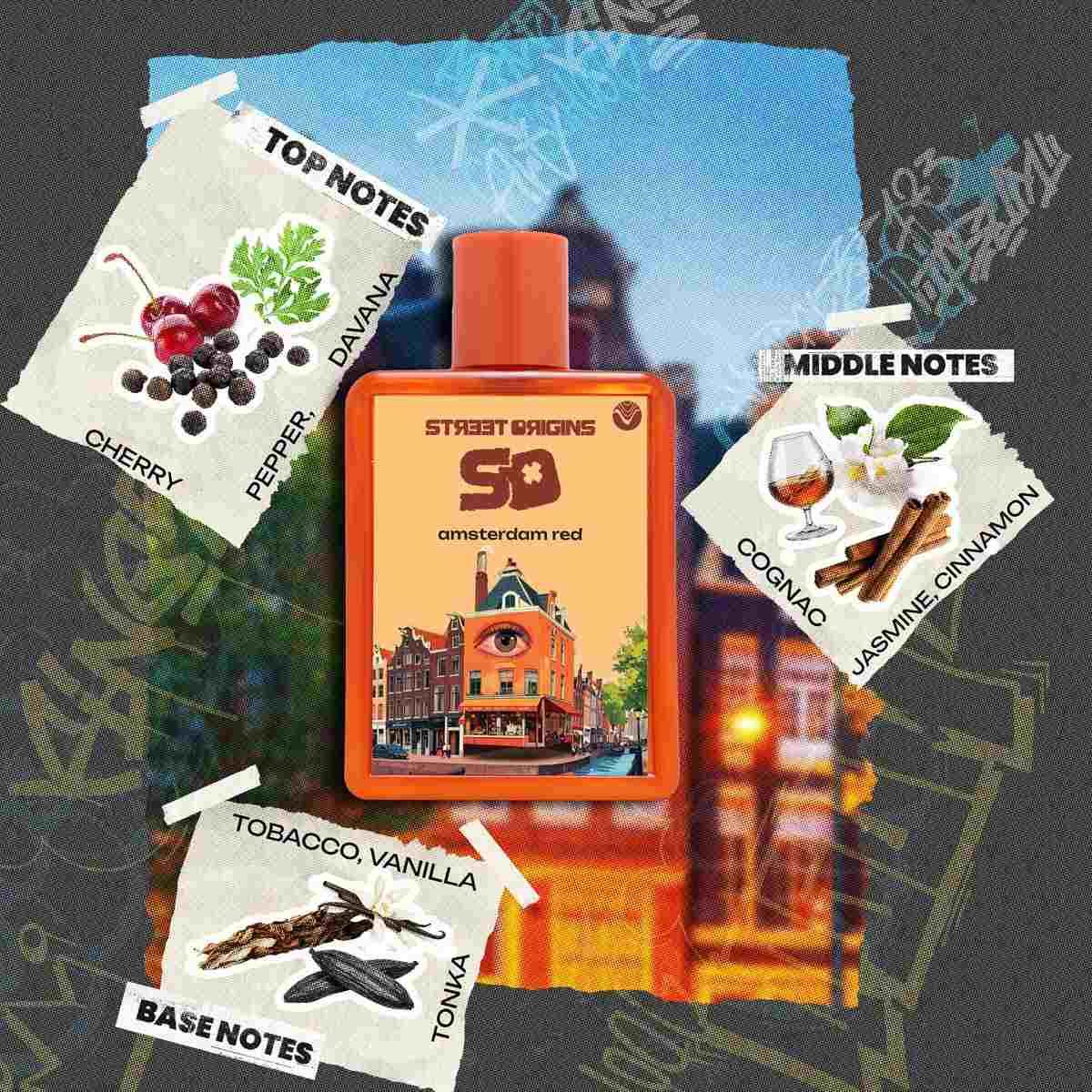 Street origins edp 75 ml amsterdam red
