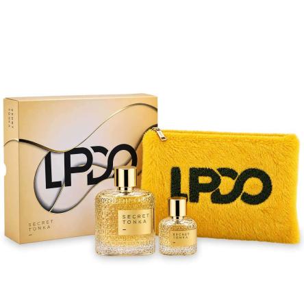 Lpdo coffret secret tonka edpi 100ml + minisize 15ml + pochette