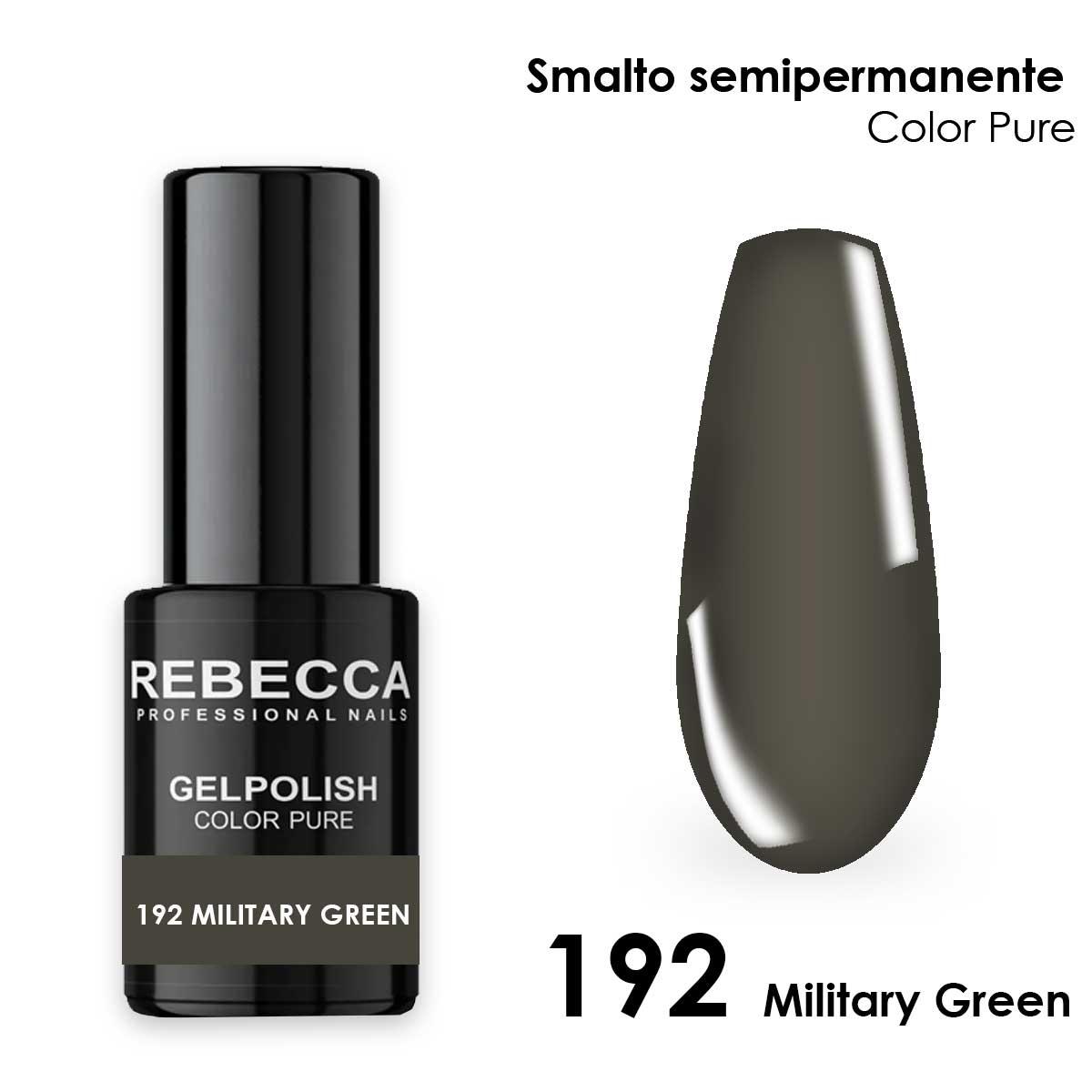 Rebecca gel polish soak off color pure 5 ml  smalto semipermanente n.192