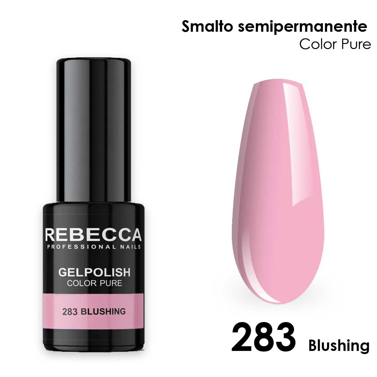Rebecca gel polish soak off color pure 5 ml  smalto semipermanente n.283