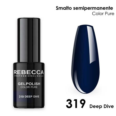 Rebecca gel polish soak off color pure 5 ml  smalto semipermanente n.319