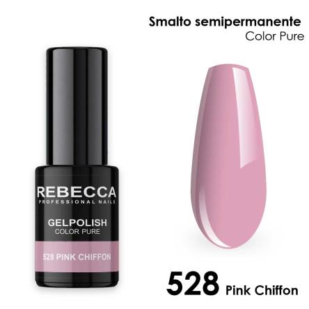 Rebecca gel polish soak off color pure 5 ml  smalto semipermanente n.528