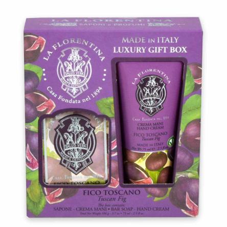 La florentina gift set fico toscano sapone 106 gr + crema mani 75 ml
