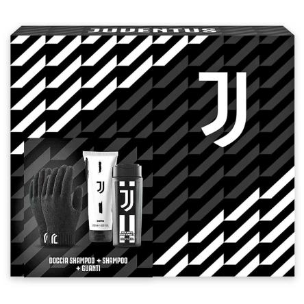 Juventus giftset (doccia shampoo 250 ml+ shampoo 200 ml+ guanti elasticizzati usx)