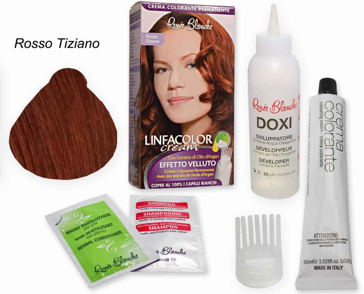 Linfacolor cream rosso tiziano